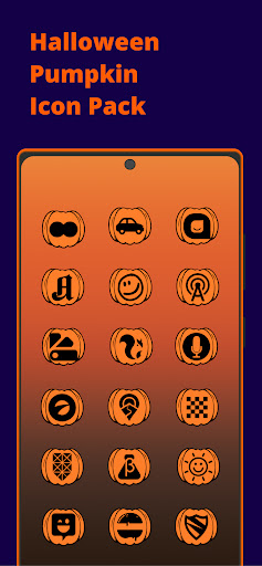 Android application Halloween Pumpkin - Icon Pack screenshort