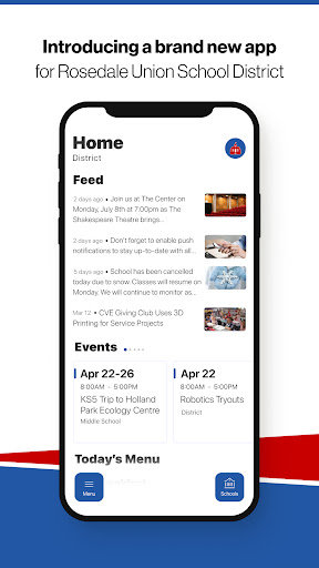 Android application Rosedale Union School District screenshort