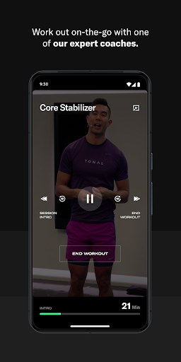 Screenshot of Tonal