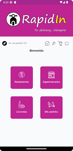 Android application Rapidin screenshort
