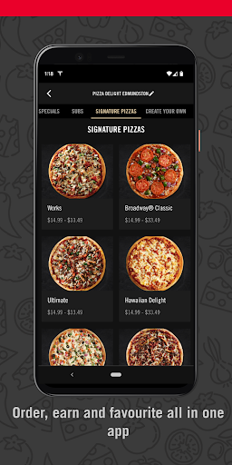 Pizza Delight Canada Screen 2