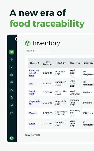 Caddy: Food Safety & Traceabil Screen 3