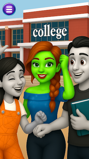 Halloween Love Triangle Game ekran görüntüsü