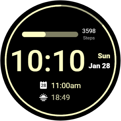 Simple Digital Watch Face 1.0.3 Icon