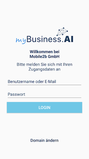 Android application myBusiness.AI screenshort