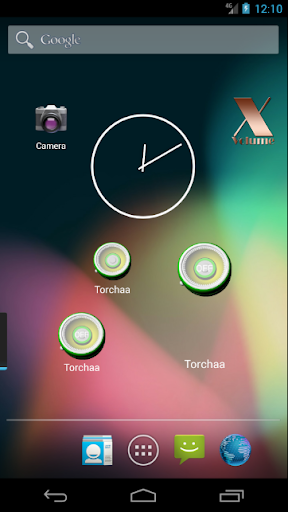 Android application volumeX (Volume Control) screenshort