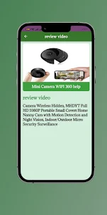 Mini Camera WIFI 360 help