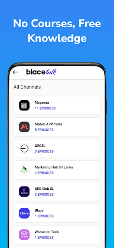 Android application BlaceTalk screenshort