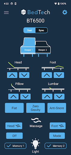 Android application BedTech screenshort