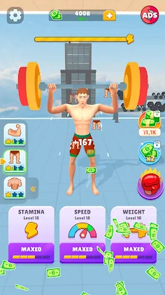 Idle Lifting Hero: Muscle Up - Screenshot 1
