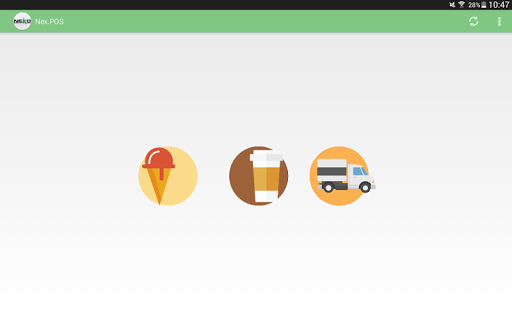 Android application NexPos screenshort