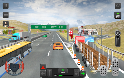 Euro Truck Simulator 3D 1.2.5 APK screenshots 3