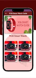 W26 Smart Watch Guide