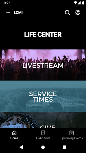 Android application Life Center screenshort
