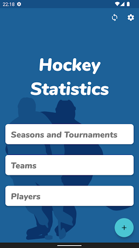 Android application Hockey Statistics screenshort