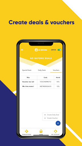 GO BAYONG Seller App Screen 2