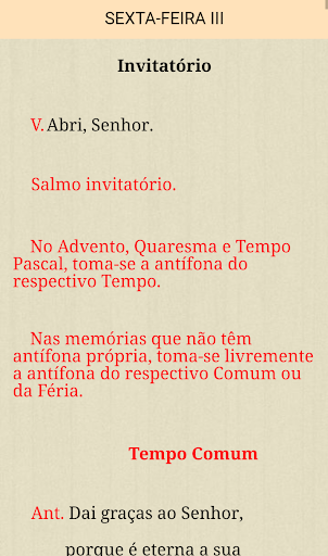 Liturgia das horas - Vésperas Screen 3