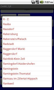 Austrian rail timetable live Screenshot