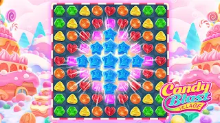 Candy Blast Village : Match-3 - Screenshot 2