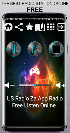 Android application US Radio Za App Listen Online screenshort