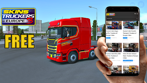 Android application Skins Truckers of europe 3 screenshort