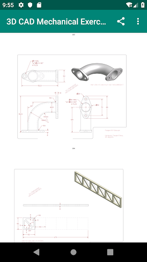 3D CAD Mechanical Exercises Screen 3