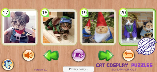 Cat Cosplay Puzzles & Pet Jigs Screen 2