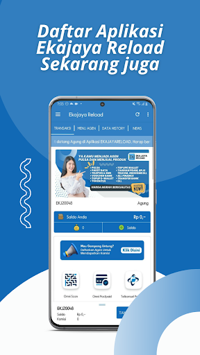 Android application Ekajaya Reload screenshort