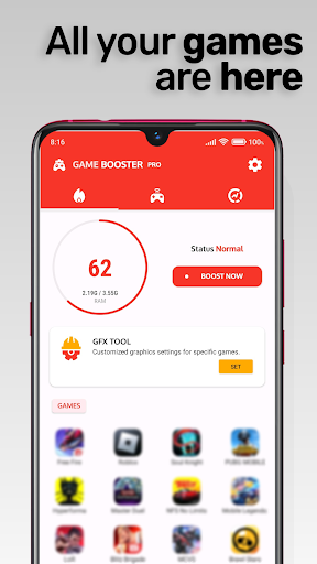 Game Booster Pro APK v2.4.9 (Patched) Gallery 1