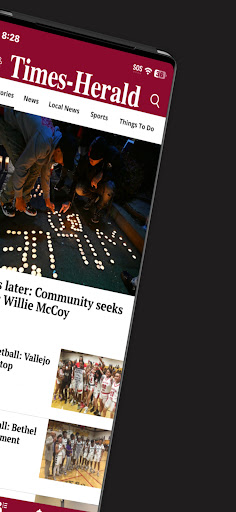 Vallejo Times Herald Screen 2
