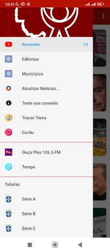 Android application A Voz de Santa Quitéria screenshort
