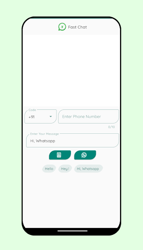Fast Chat (Click to Chat) Screen 2
