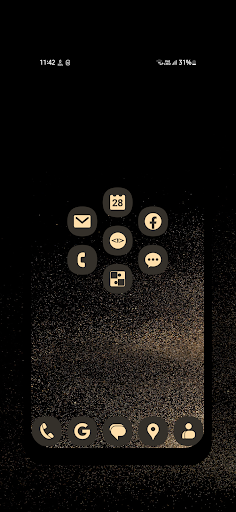 Screenshot of Golden Sand Icon Pack