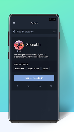 Android application Explore Possibility - Tap into screenshort