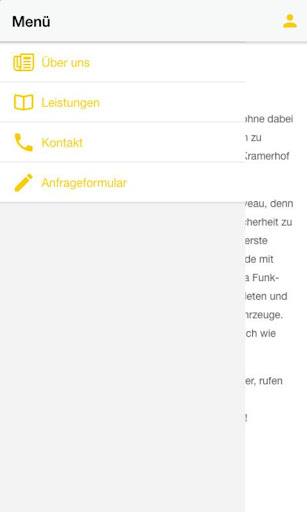 Android application Hansa Funk-Taxi screenshort