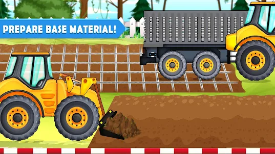 Home Construction Truck Game