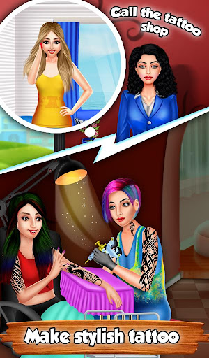 Android application Princess Tattoo Artist Salon screenshort