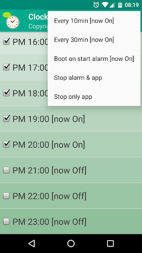 Time Signal TALK Screen 3