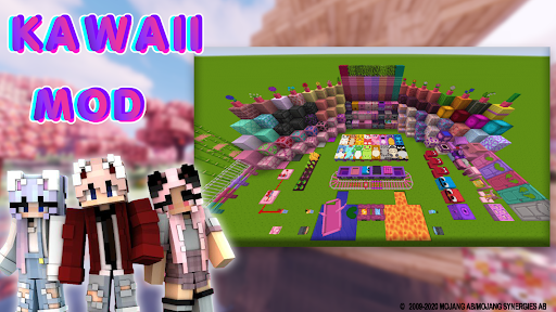 KawaiiCraft Textures - Waifus Mod