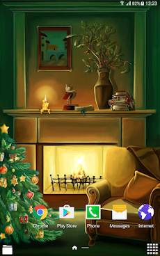 Christmas Fireplace Wallpaperのおすすめ画像4