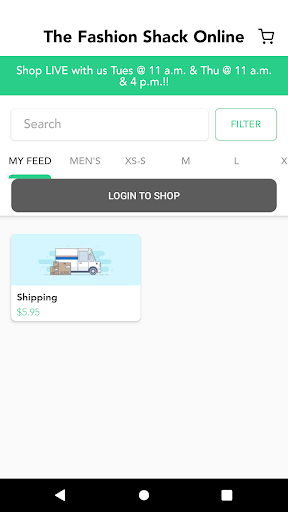 Screenshot of The Fashion Shack Online