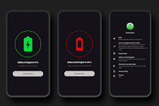 screenshot of BatteryBuzz: Full Low Alarm