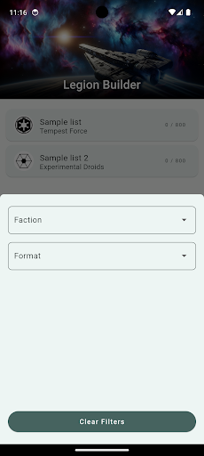 Legion Builder Screen 3
