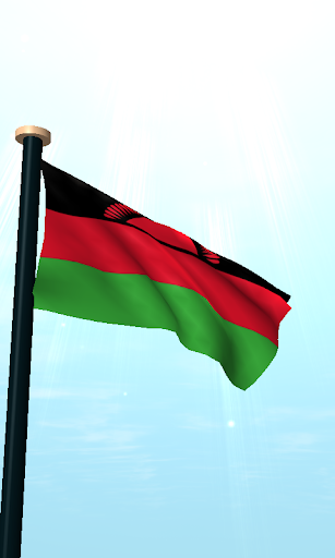 Malawi Flag 3D Live Wallpaper Screen 2