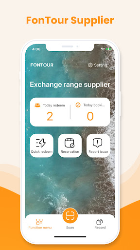 Android application FonTour Supplier screenshort