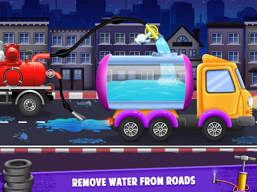 Kids Road Cleaner Truck Game