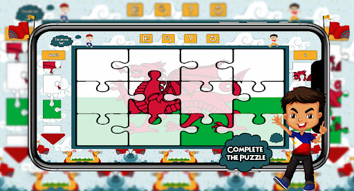 Flags Puzzle Screen 3