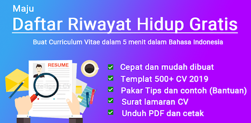 Cv Maker Lamaran Kerja Pdf Curriculum Vitae 2021 Overview Google Play Store Indonesia