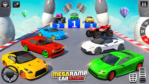 Android application Ramp Drive Car Games: 3D Stunt screenshort