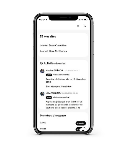 Android application My INFINITY screenshort